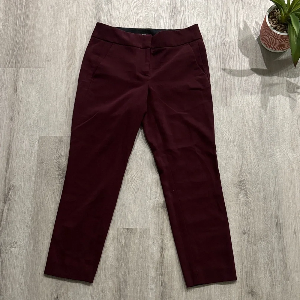LOFT Deep Red Pants - Picture 1 of 4